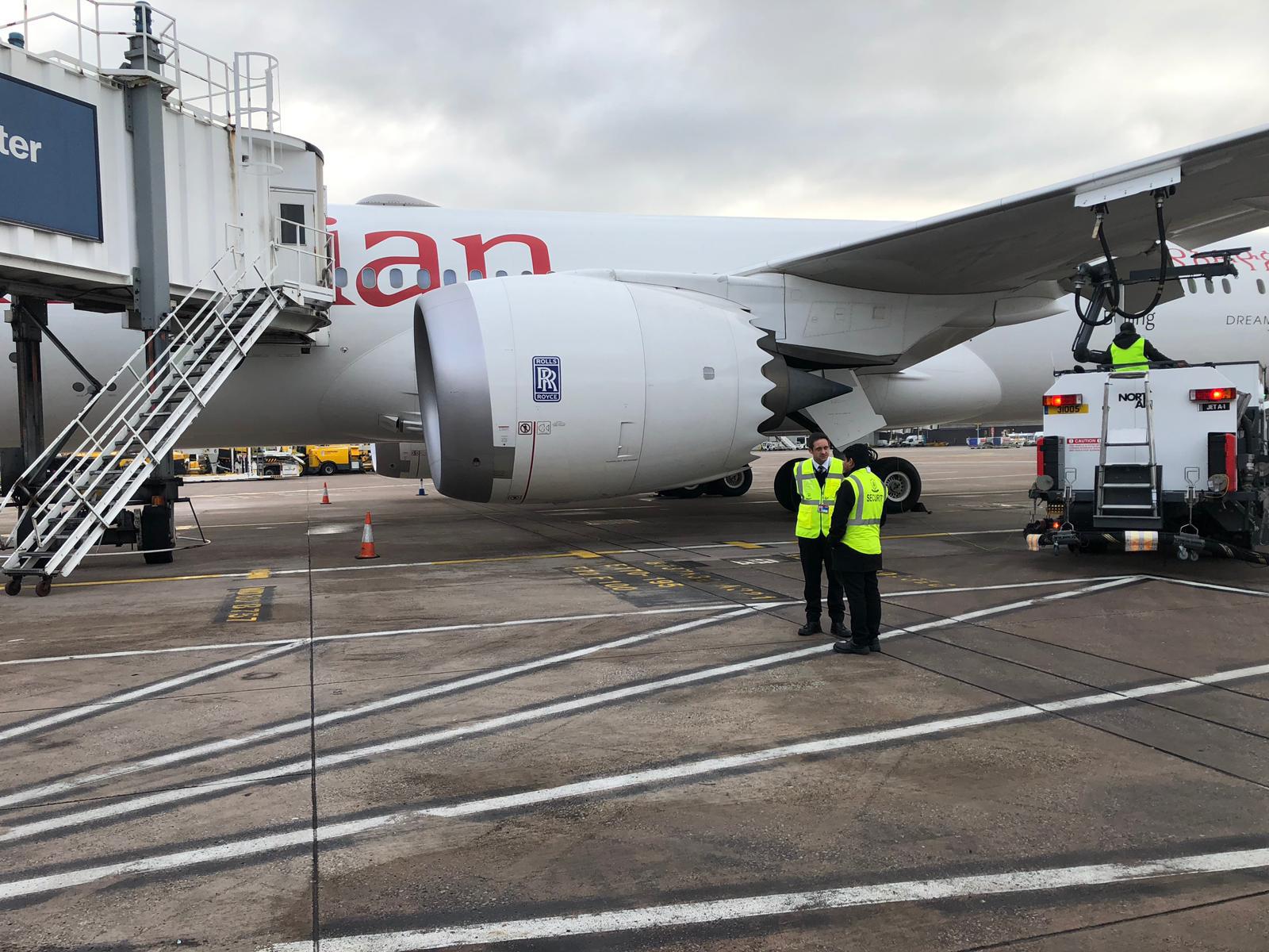Supporting airline operations, on stand